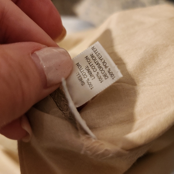 Ann Taylor Tan Cream Embellished Midi Skirt Sz 6 - Picture 6 of 6